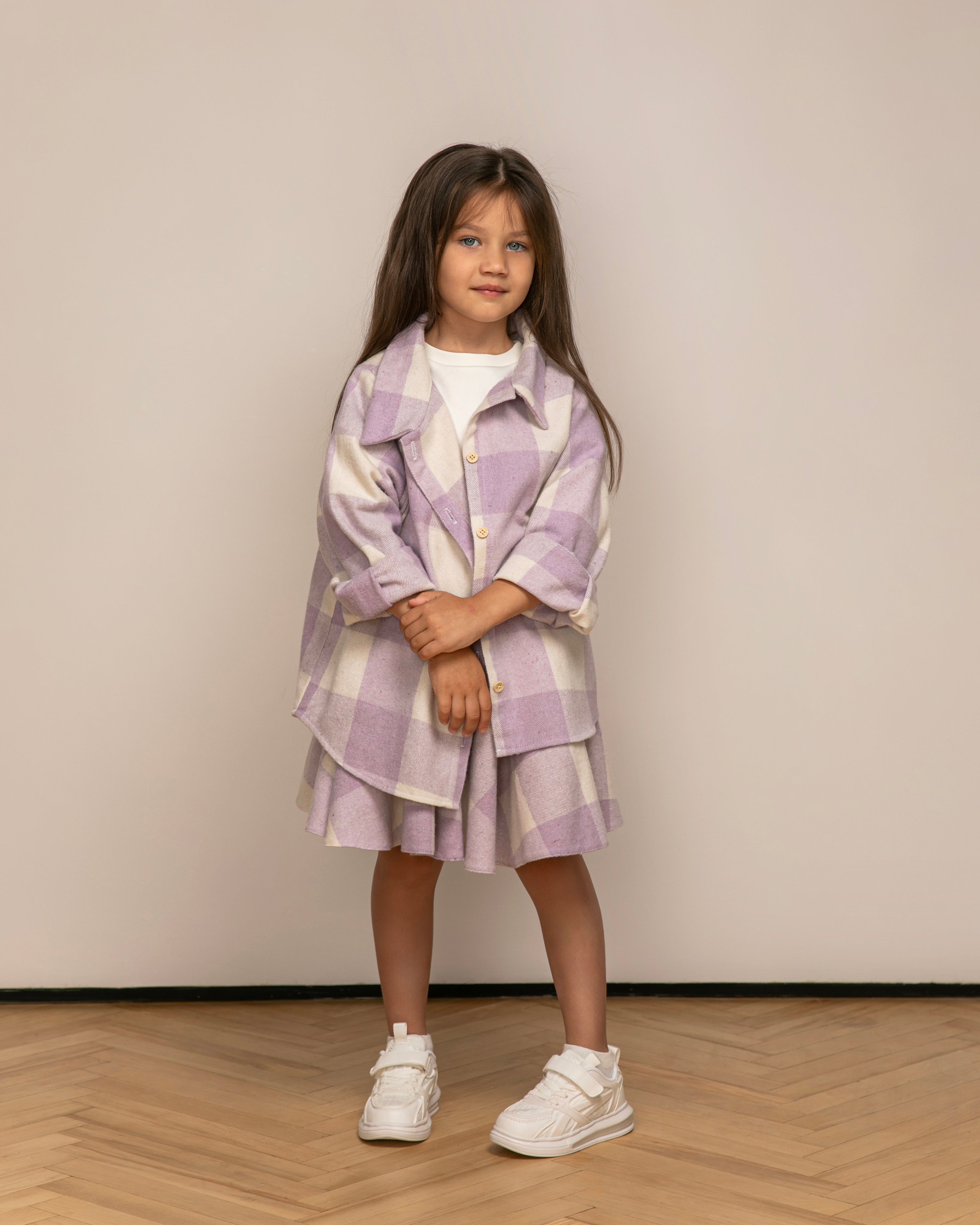 Mini Plade-Liliac Shirt