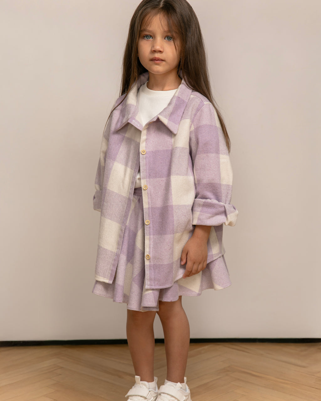 Mini Plade-Liliac Shirt