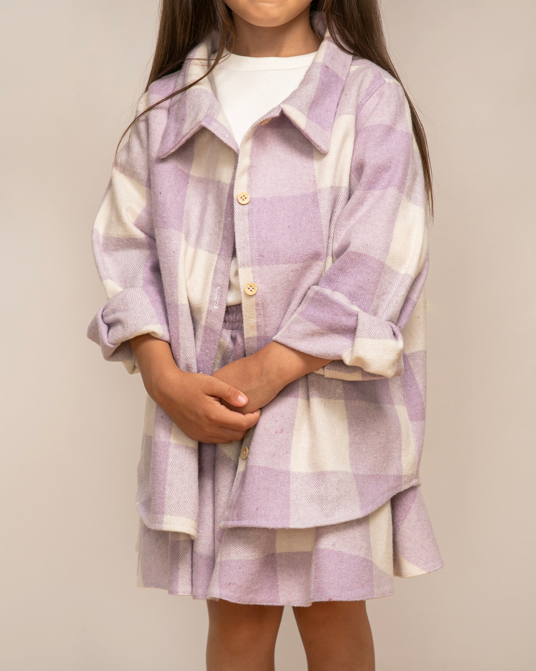 Mini Plade-Liliac Shirt