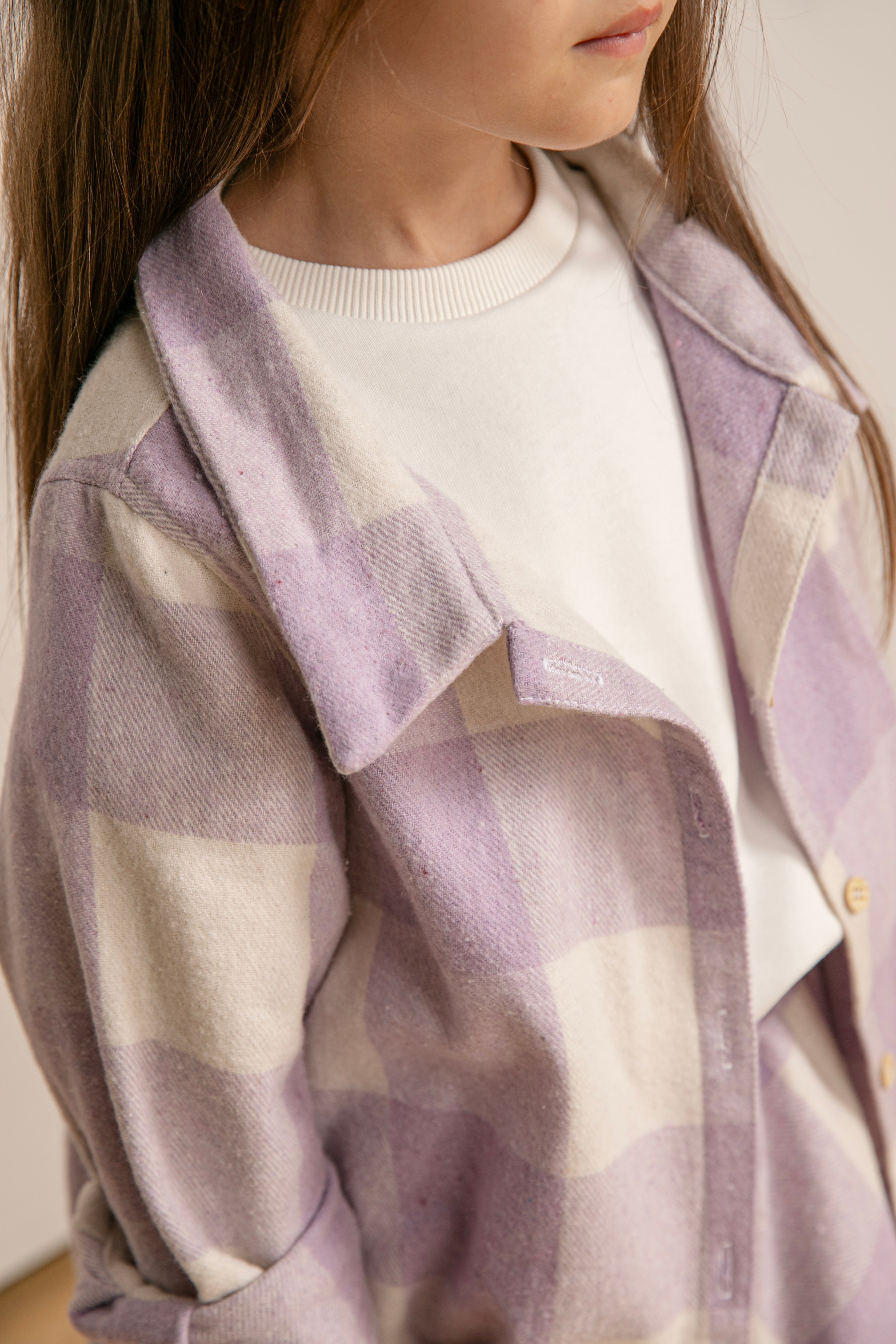 Mini Plade-Liliac Shirt