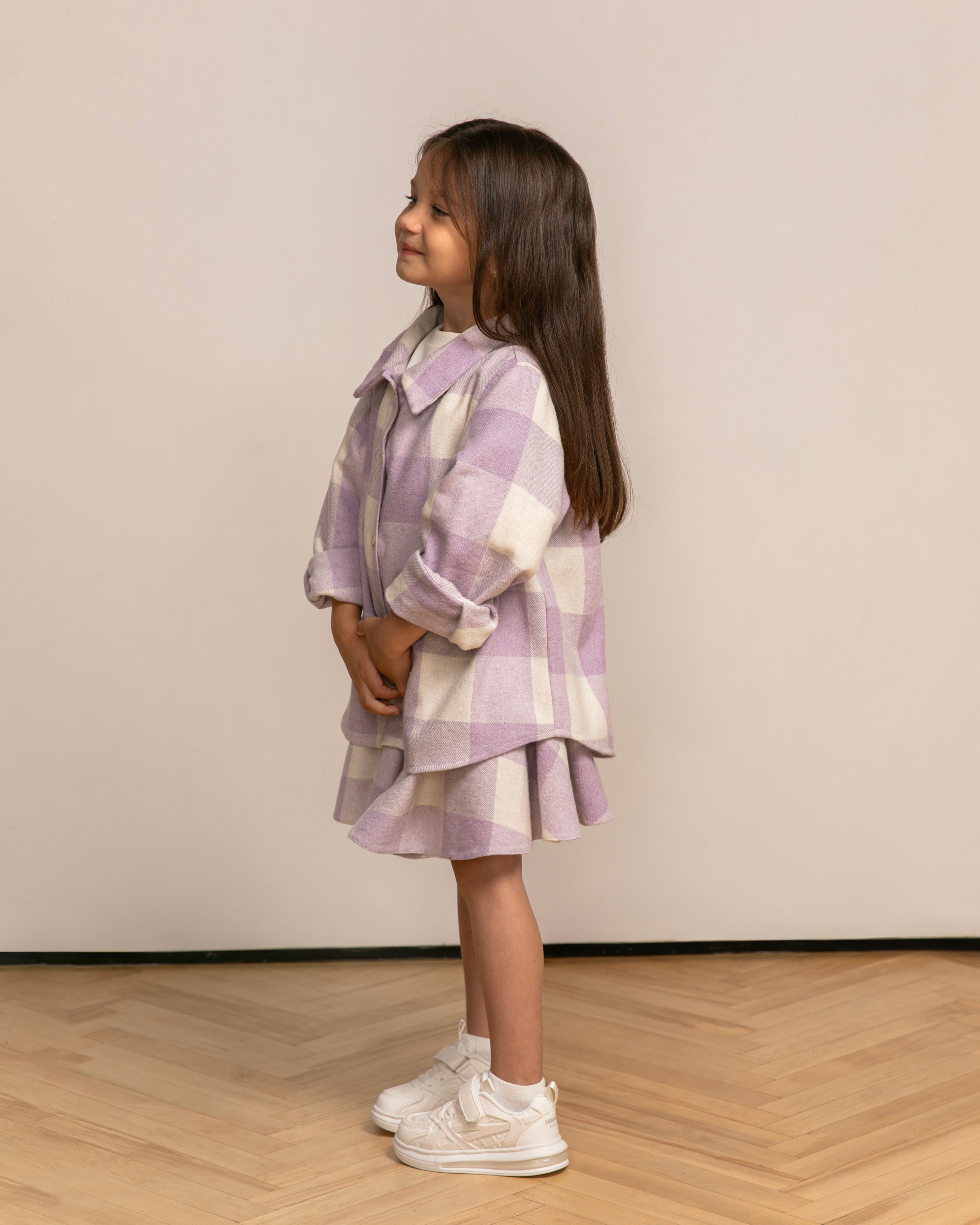 Mini Plade-Liliac Shirt