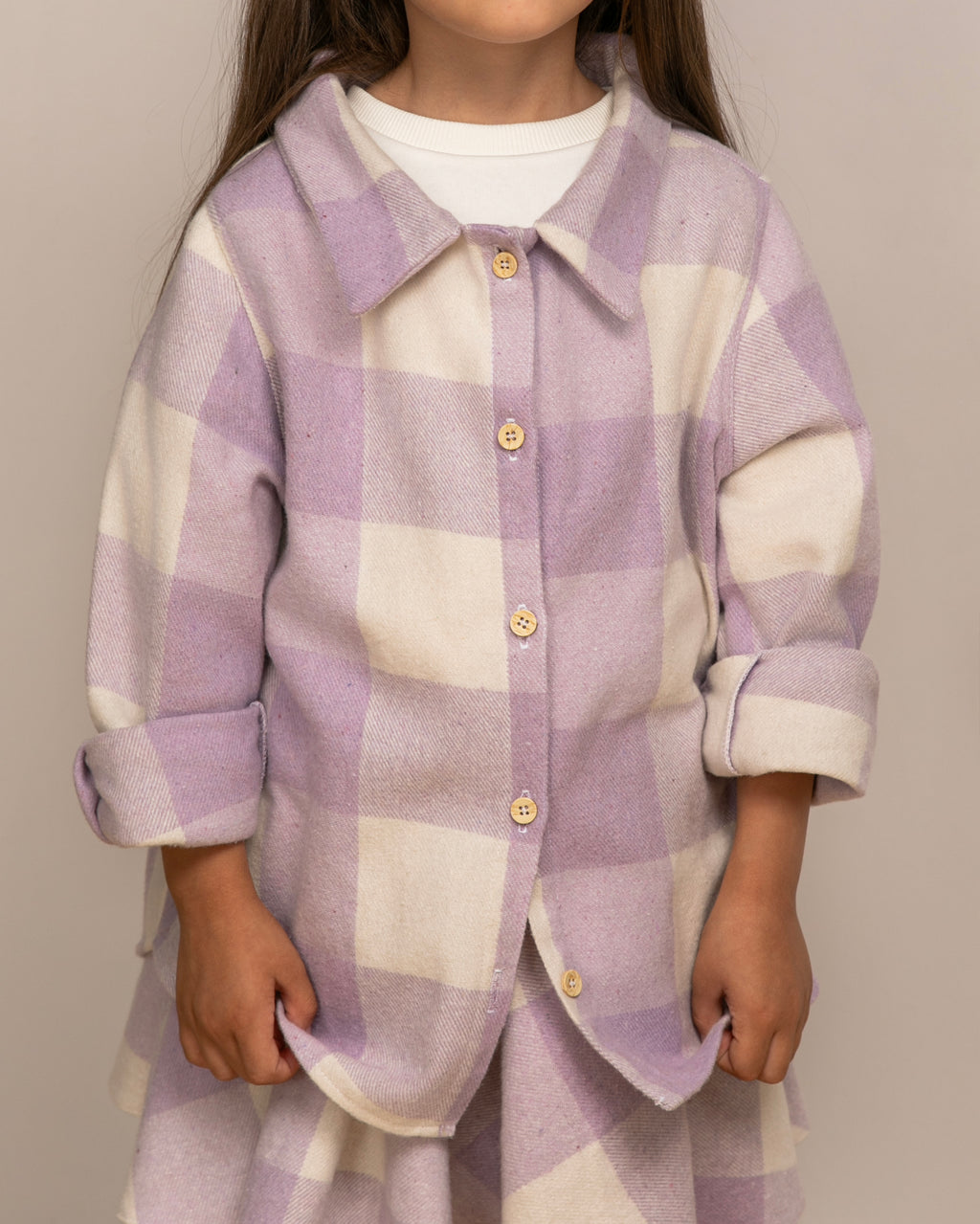 Mini Plade-Liliac Shirt