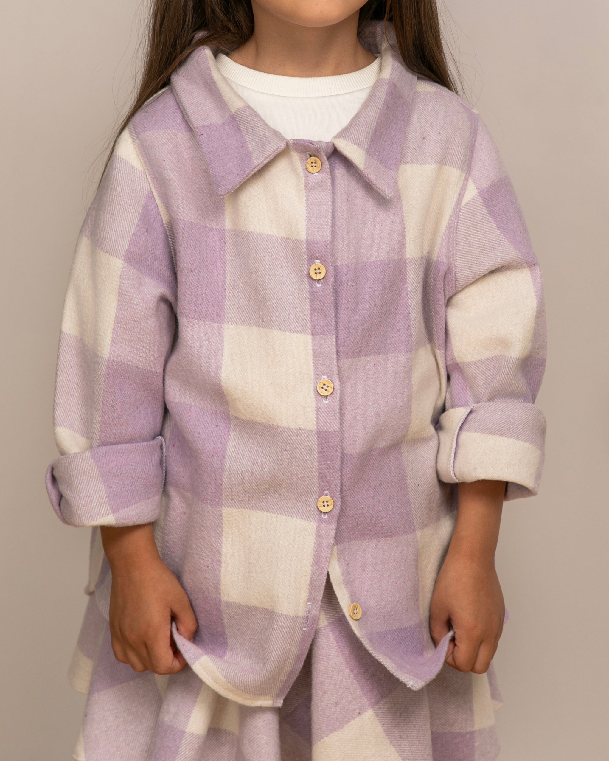 Mini Plade-Liliac Shirt